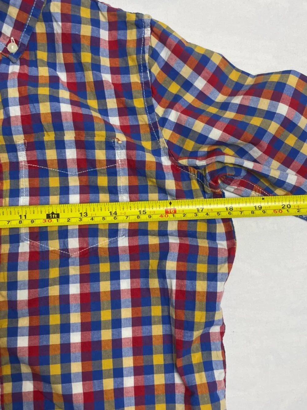 GAP Boys Long Sleeve multicolor Button Up Shirt Sz 10 Regular 100% cotton L
